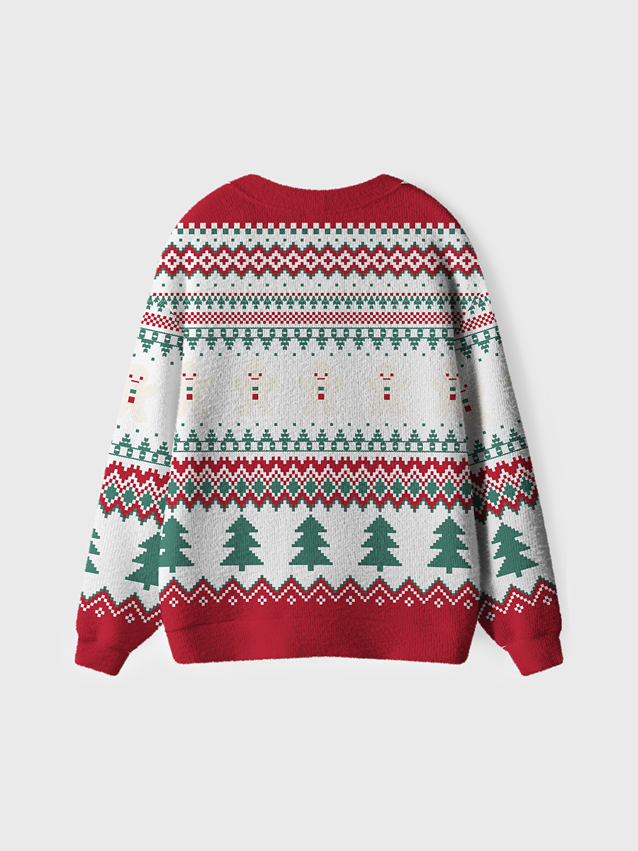 Vintage Merry Christmas Ugly Cardigan Sweaters