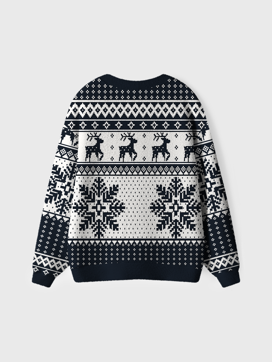 Vintage Fair Isle Ugly Cardigan Sweaters