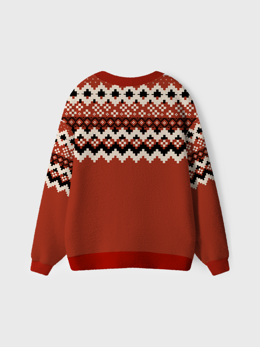 Vintage  Fair Isle Ugly Cardigan Sweaters