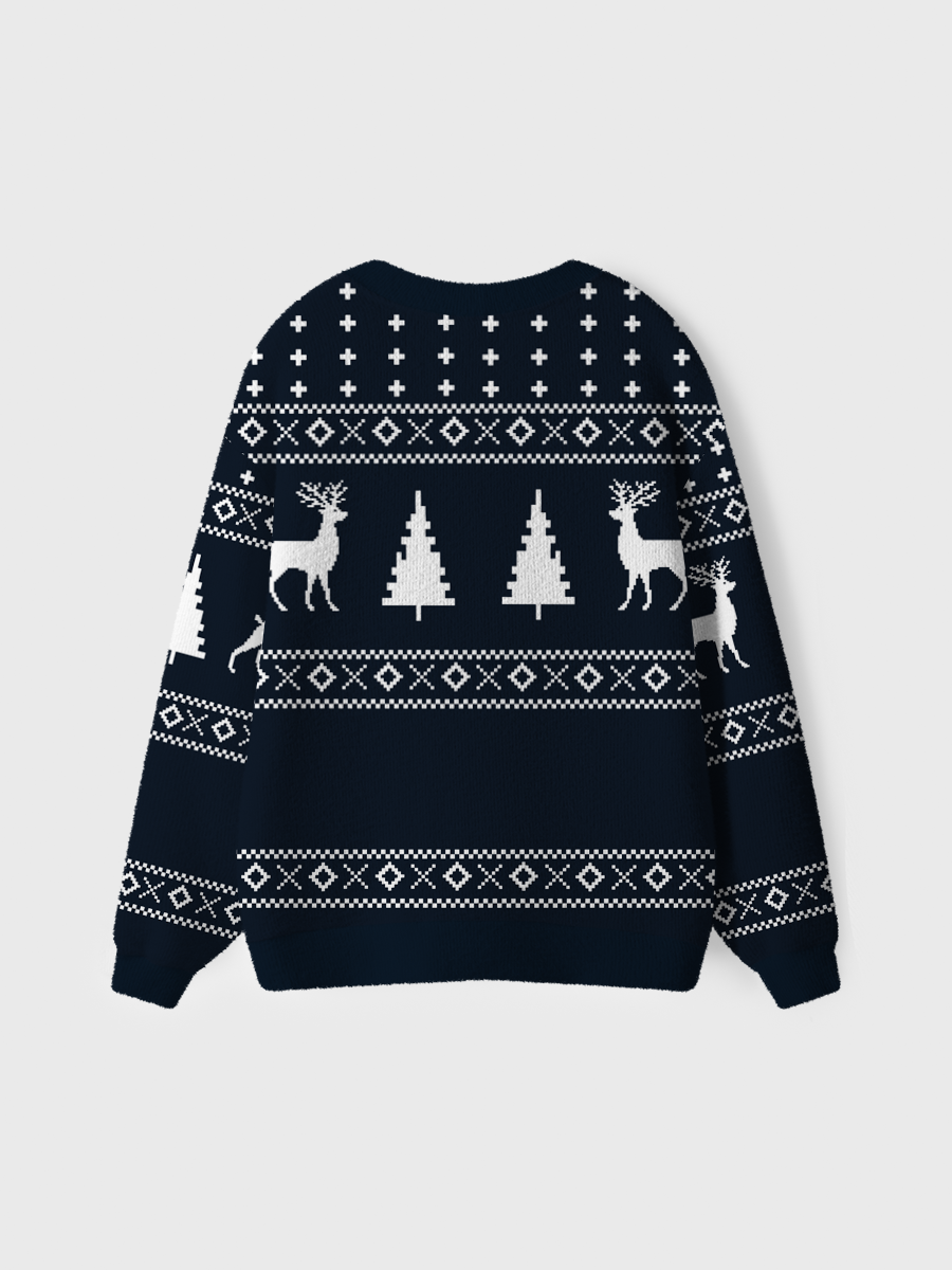 Vintage Snowflake Ugly Cardigan Sweaters