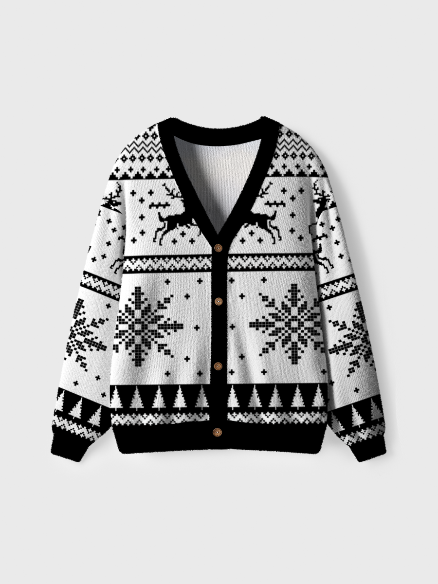 Vintage Christmas Holiday Ugly Cardigan Sweaters