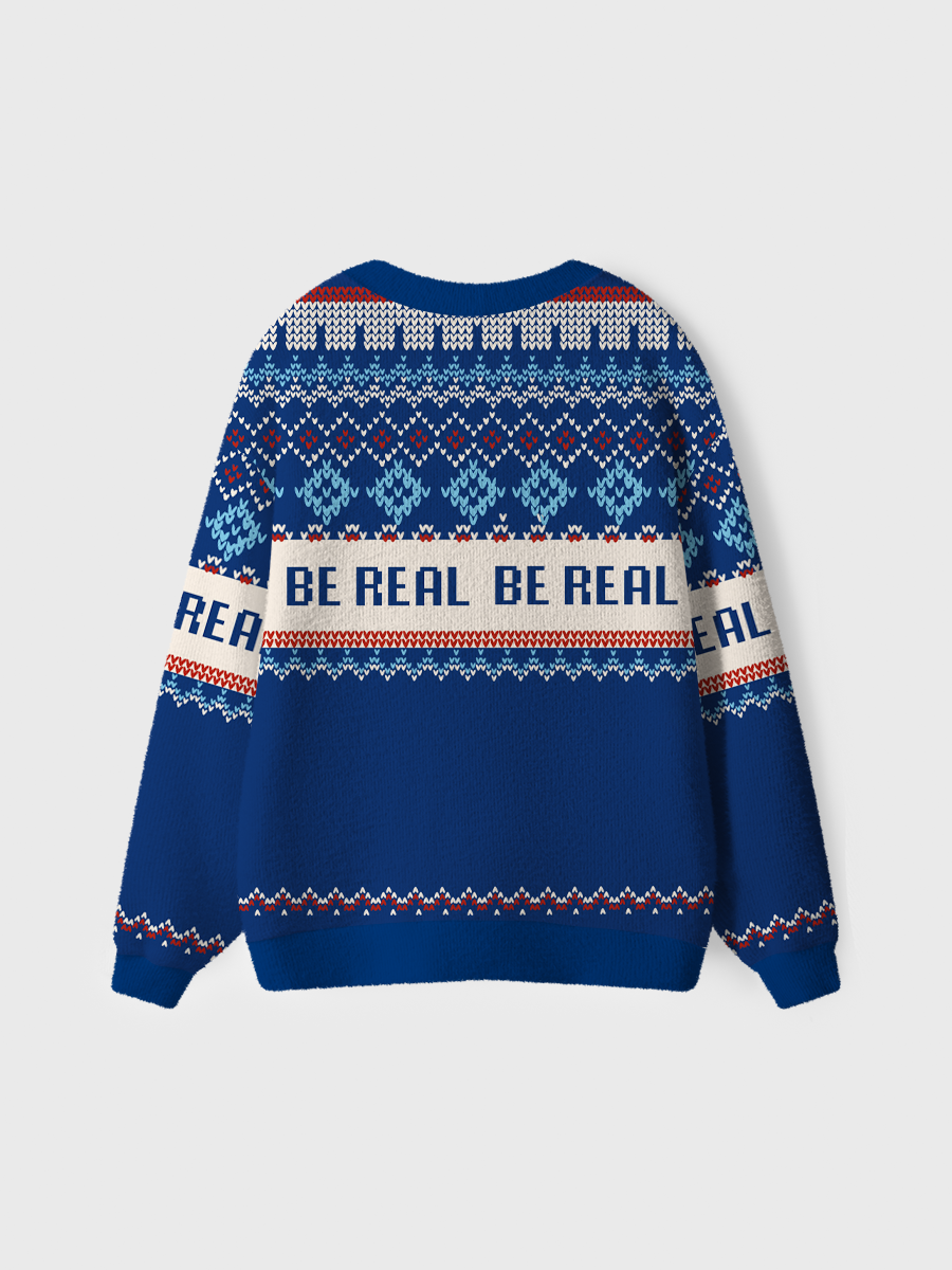 Vintage Be Real Ugly Cardigan Sweaters