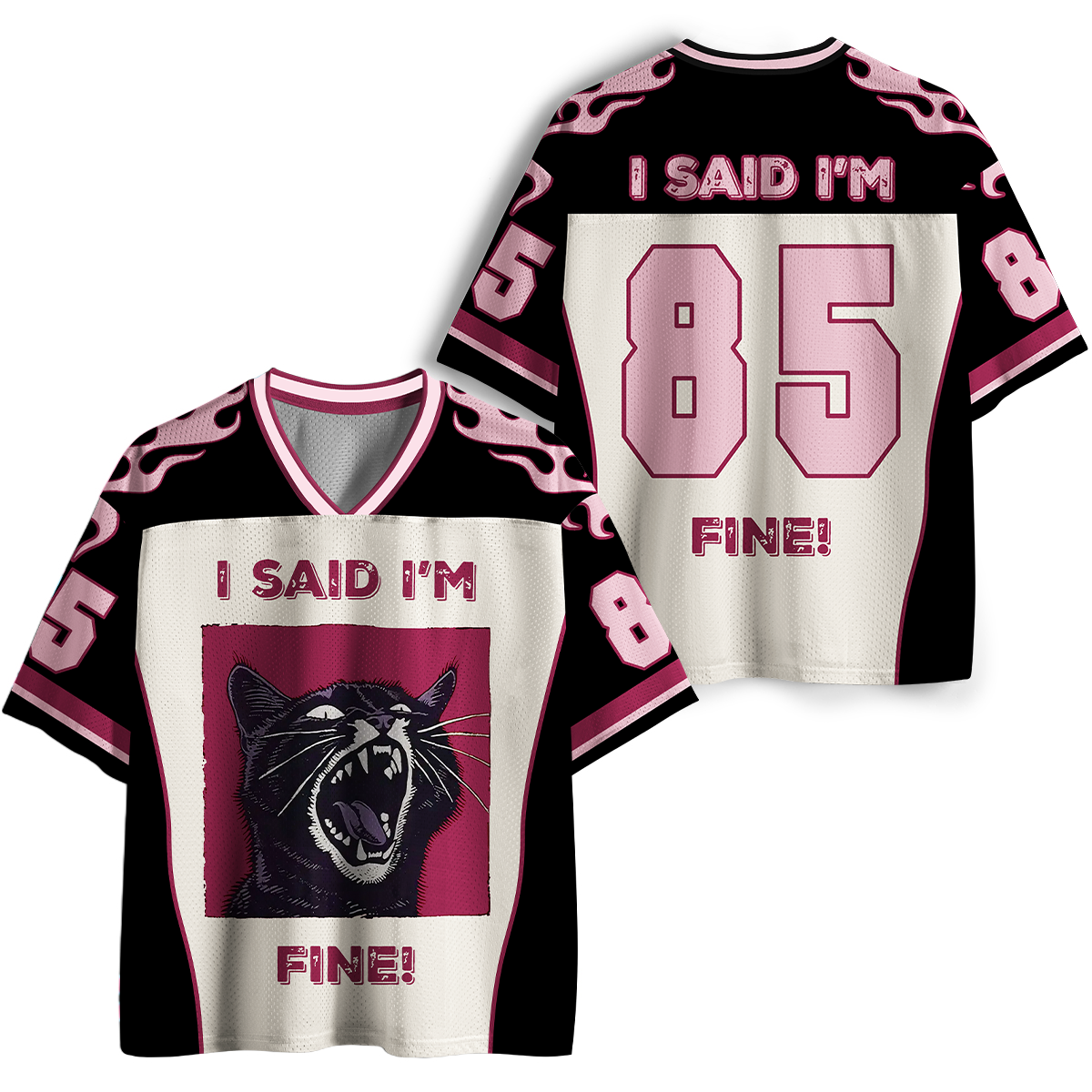 Vintage I'M Fine Mesh Jersey