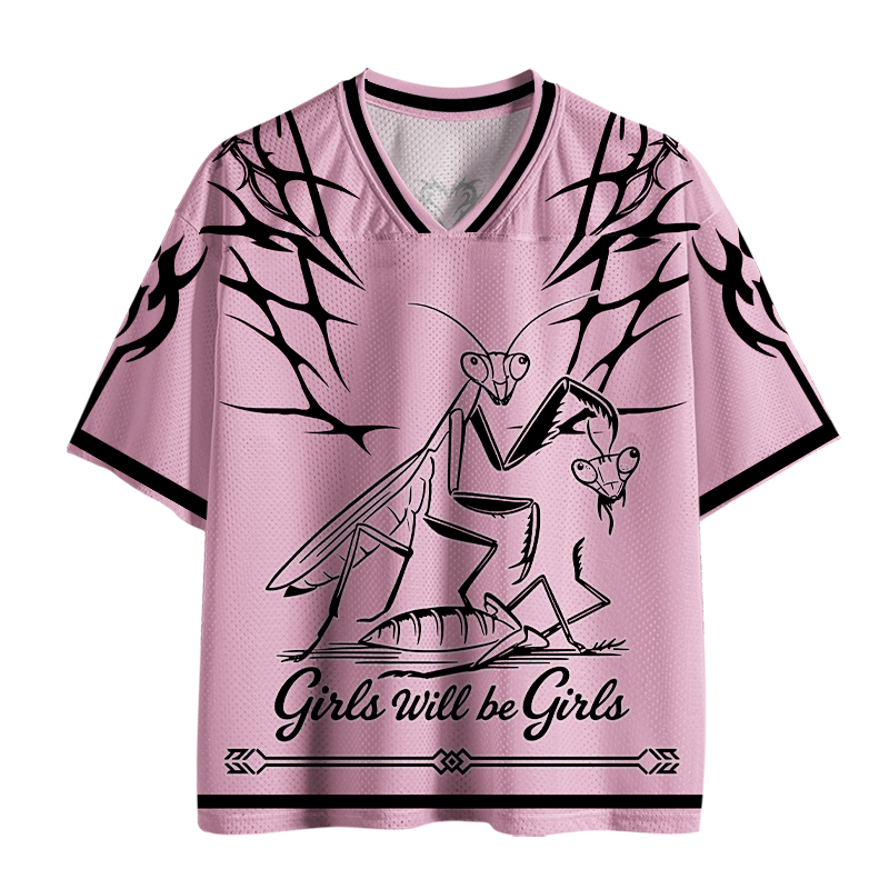 Vintage Girls Will Be Girls Mesh Jersey