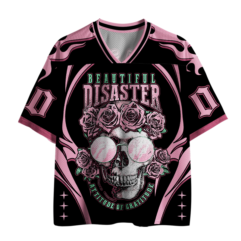Vintage Beautiful Disaster Mesh Jersey