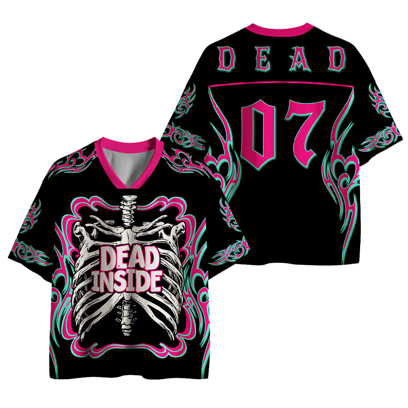 Vintage Dead Inside Mesh Jersey