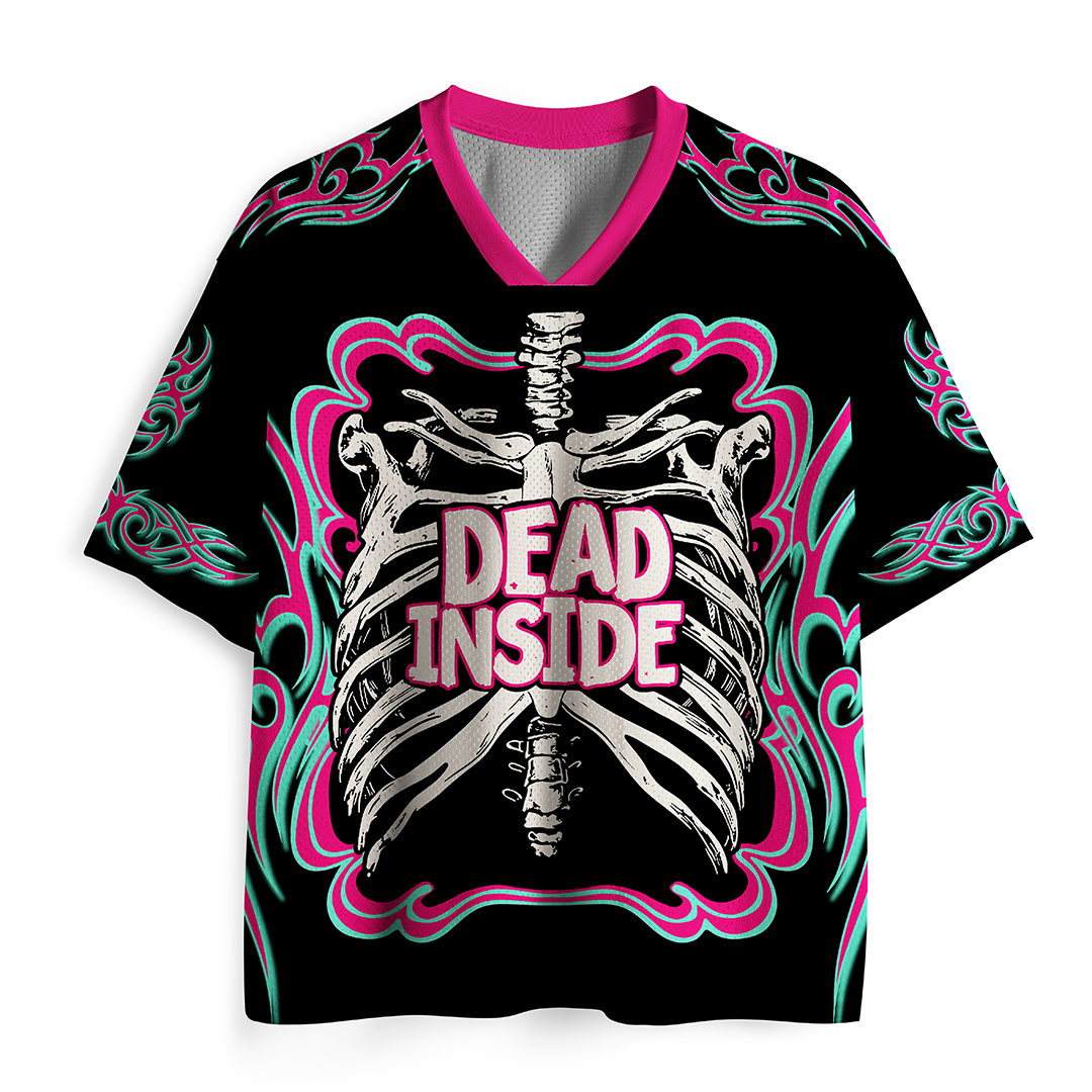 Vintage Dead Inside Mesh Jersey