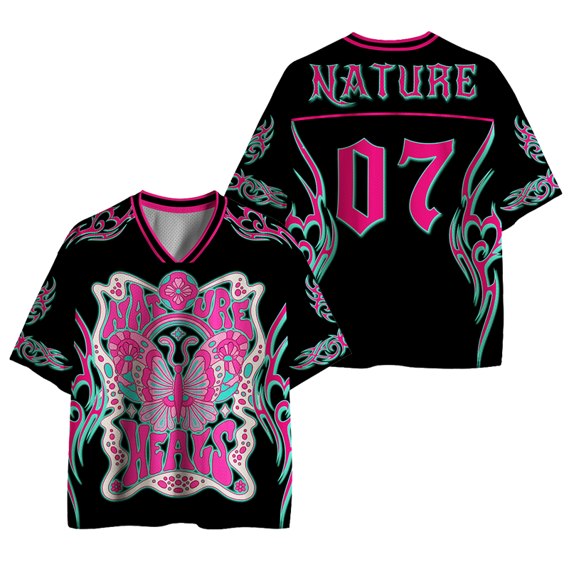 Vintage Nature Heals Mesh Jersey