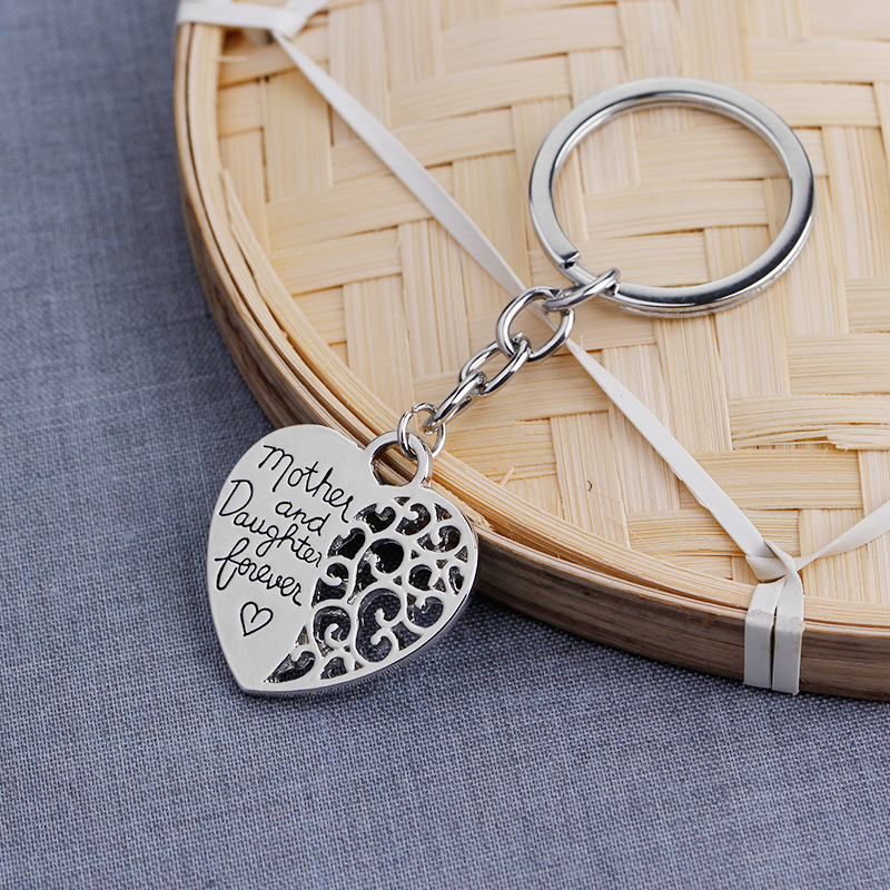 Mother Daughter Eternal Love Keychain