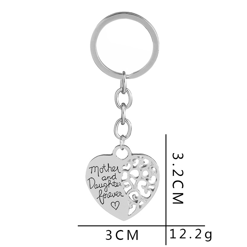 Mother Daughter Eternal Love Keychain