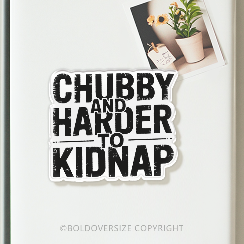 Vintage Chubby And Harede To Kidnap Acrylic Refrigerator Magnets