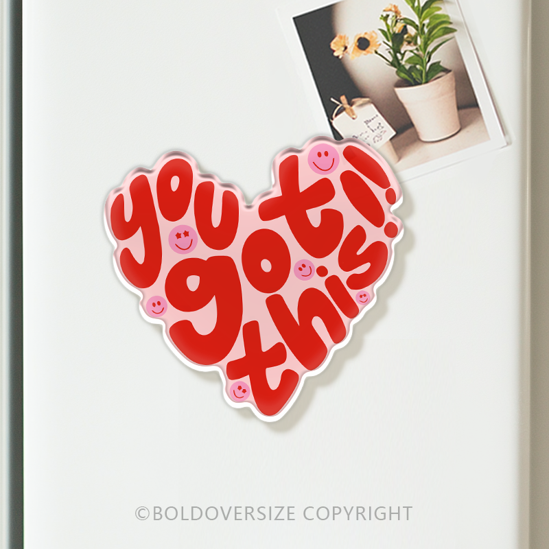 Vintage You Got This Acrylic Refrigerator Magnets