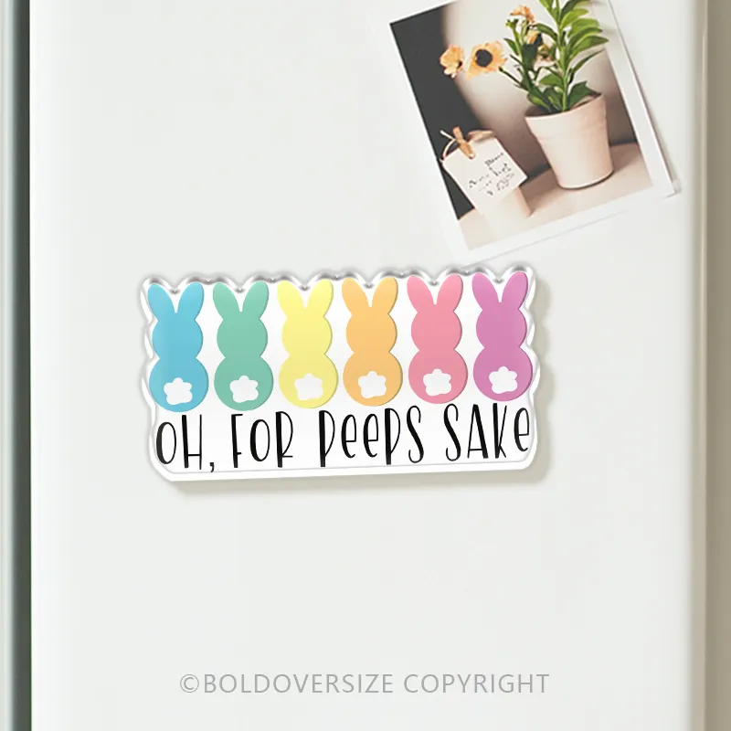 Vintage PeepsSake Refrigerator Magnets