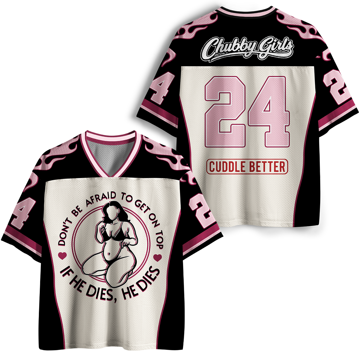 Personalized Vintage Don't Be Afraid To Be On Top If He Dies Mesh Jersey