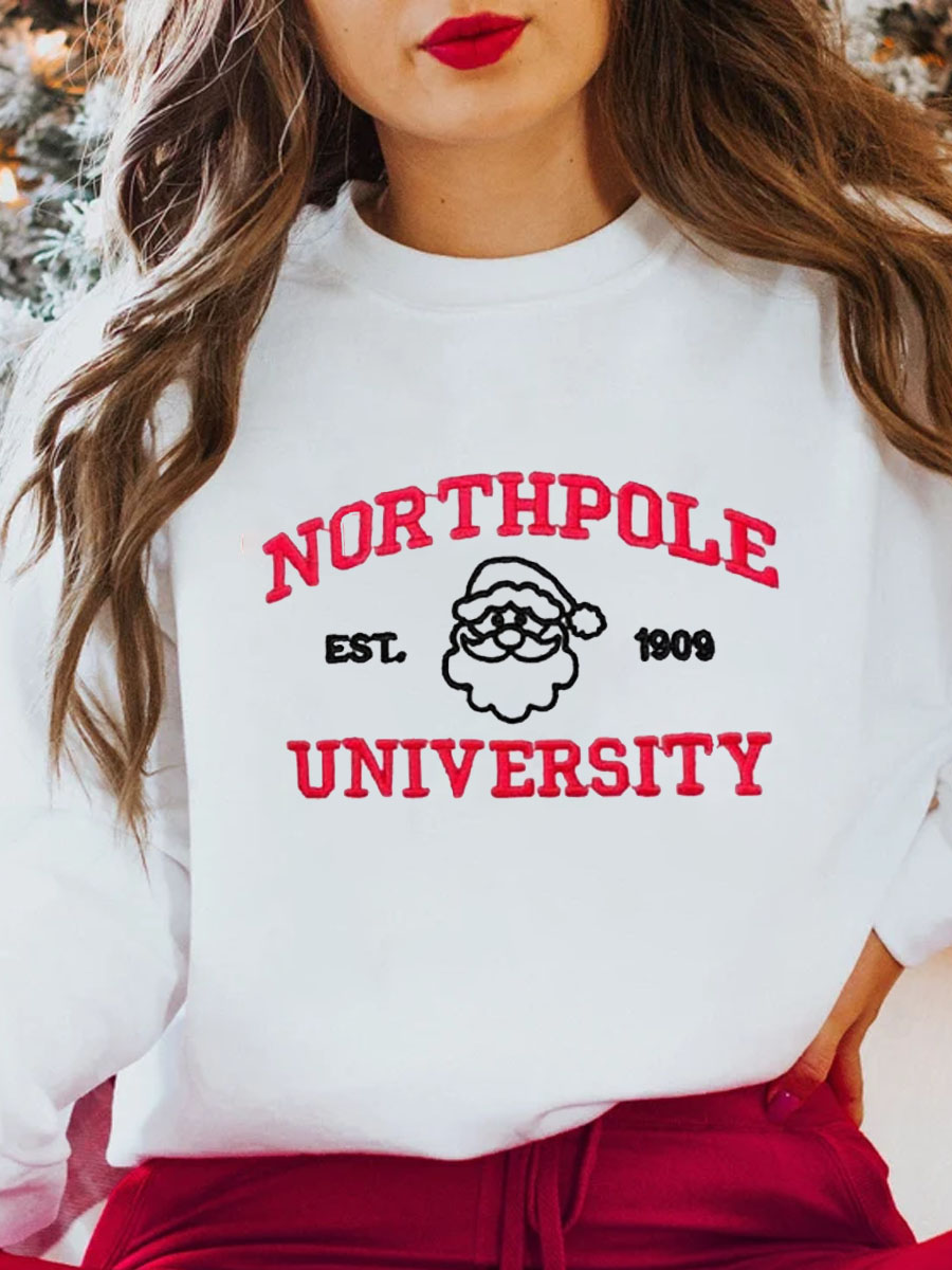 Plus Size Women's North Pole University Sweatshirt