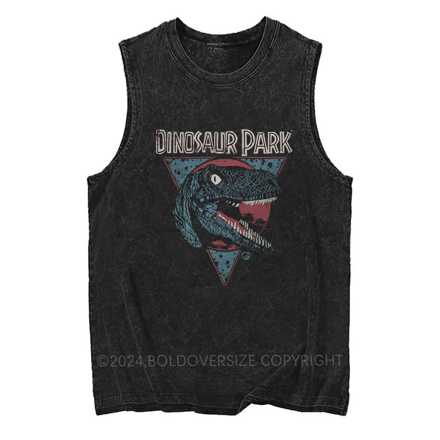 Vintage Jurassic Park Washed Tank