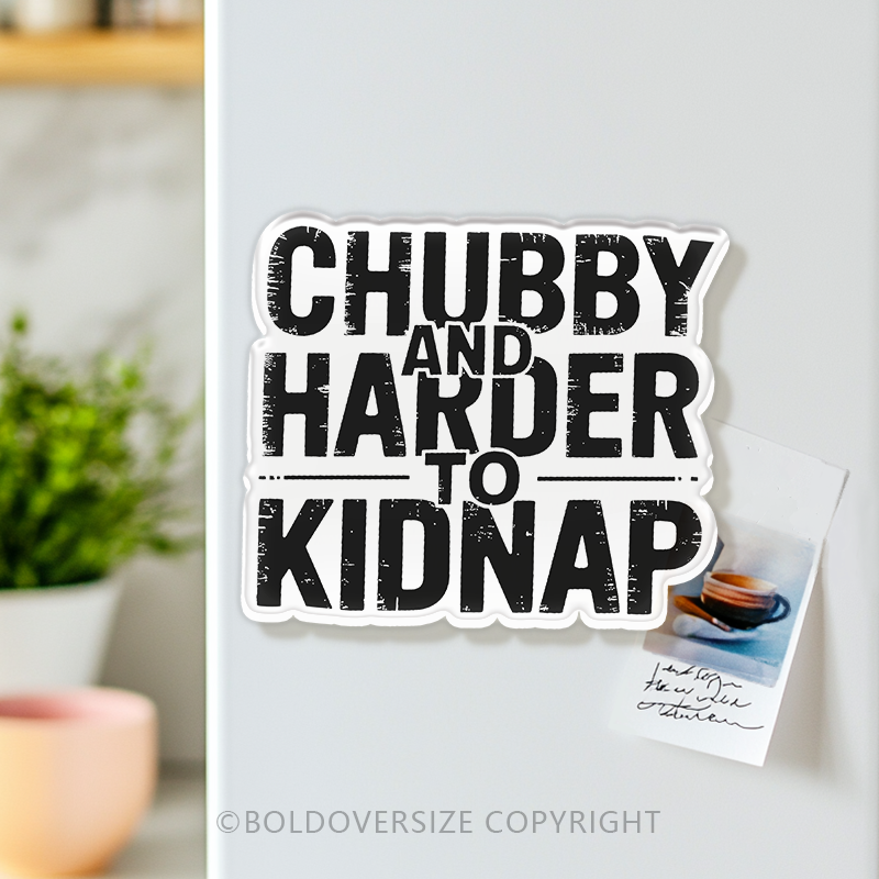 Vintage Chubby And Harede To Kidnap Acrylic Refrigerator Magnets