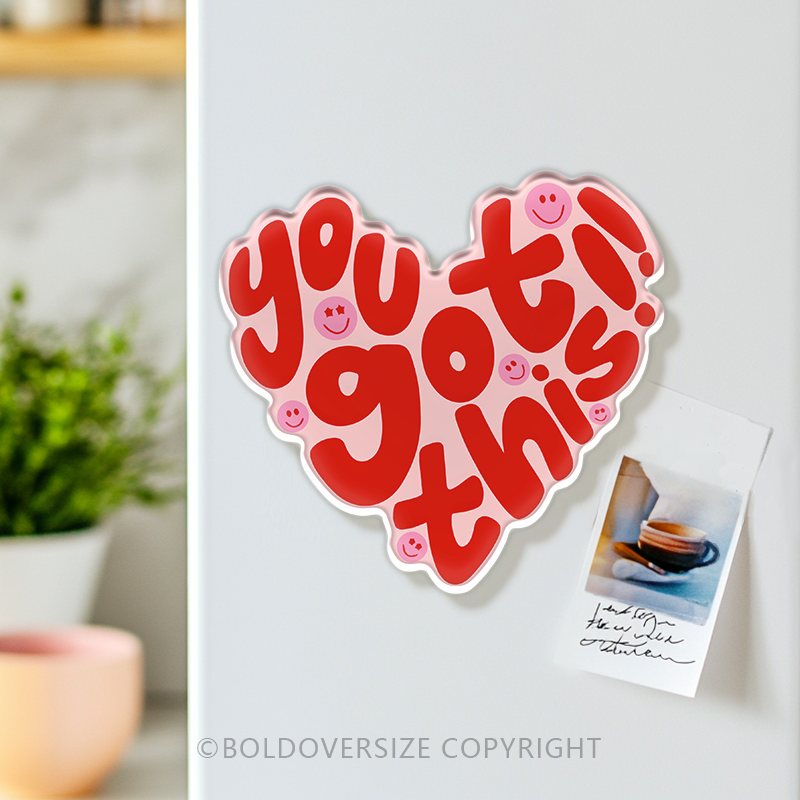 Vintage You Got This Acrylic Refrigerator Magnets