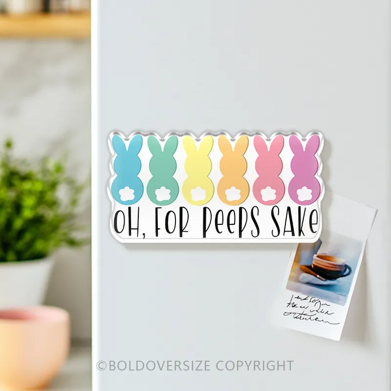 Vintage PeepsSake Refrigerator Magnets