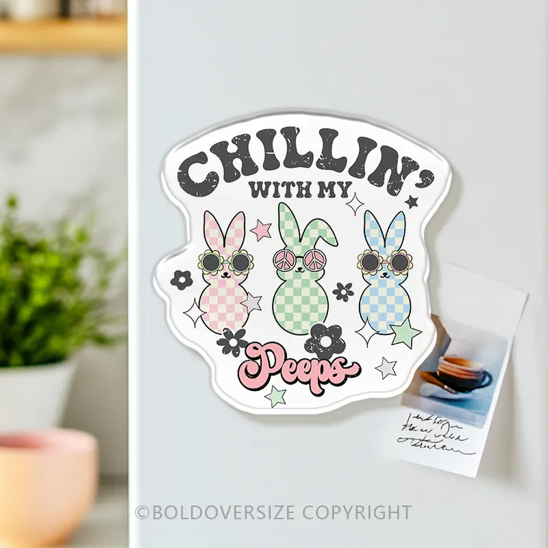 Vintage Easter Peeps Refrigerator Magnets