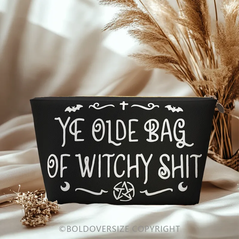 Vintage Witchy Stuff Makeup Bags