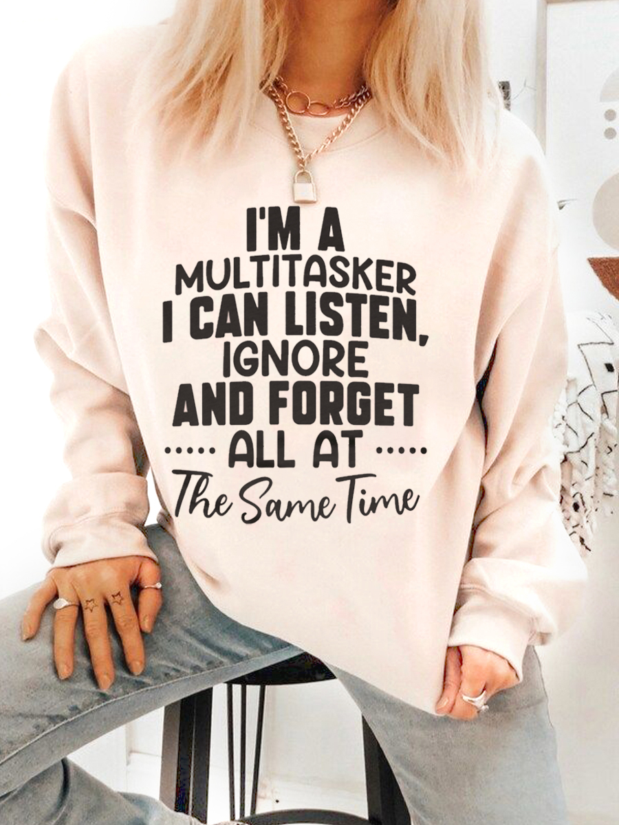 Plus Size I Am A Multitasker Sweatshirt