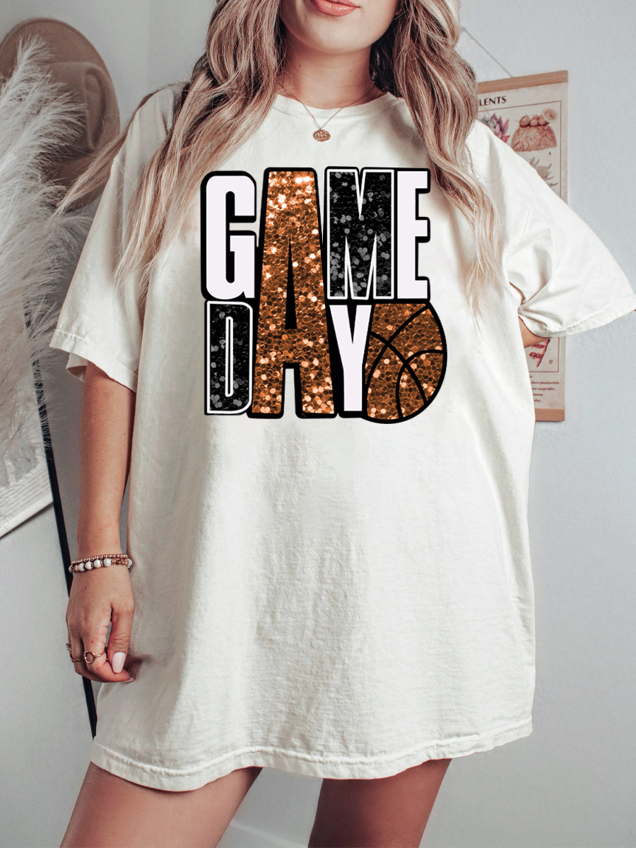 Vintage Game Day Basketball Tee