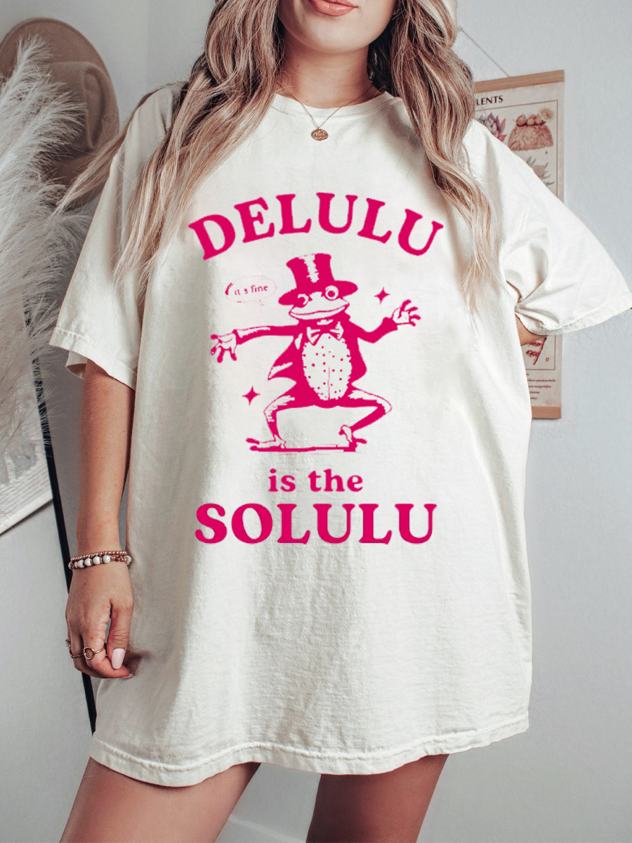 Vintage Delulu Is The Solulu T-Shirt