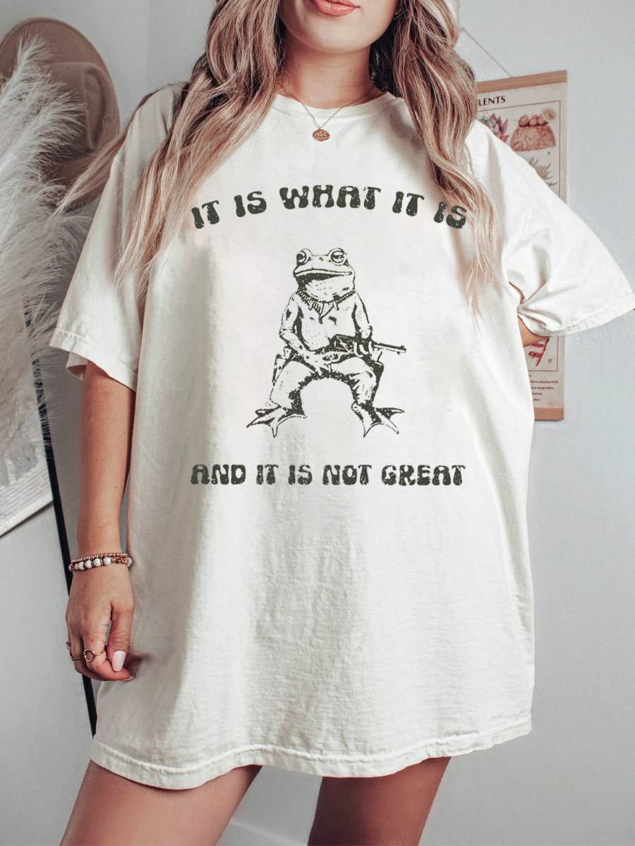 VintageIt Is What It Is And It Is Not Great T-Shirt