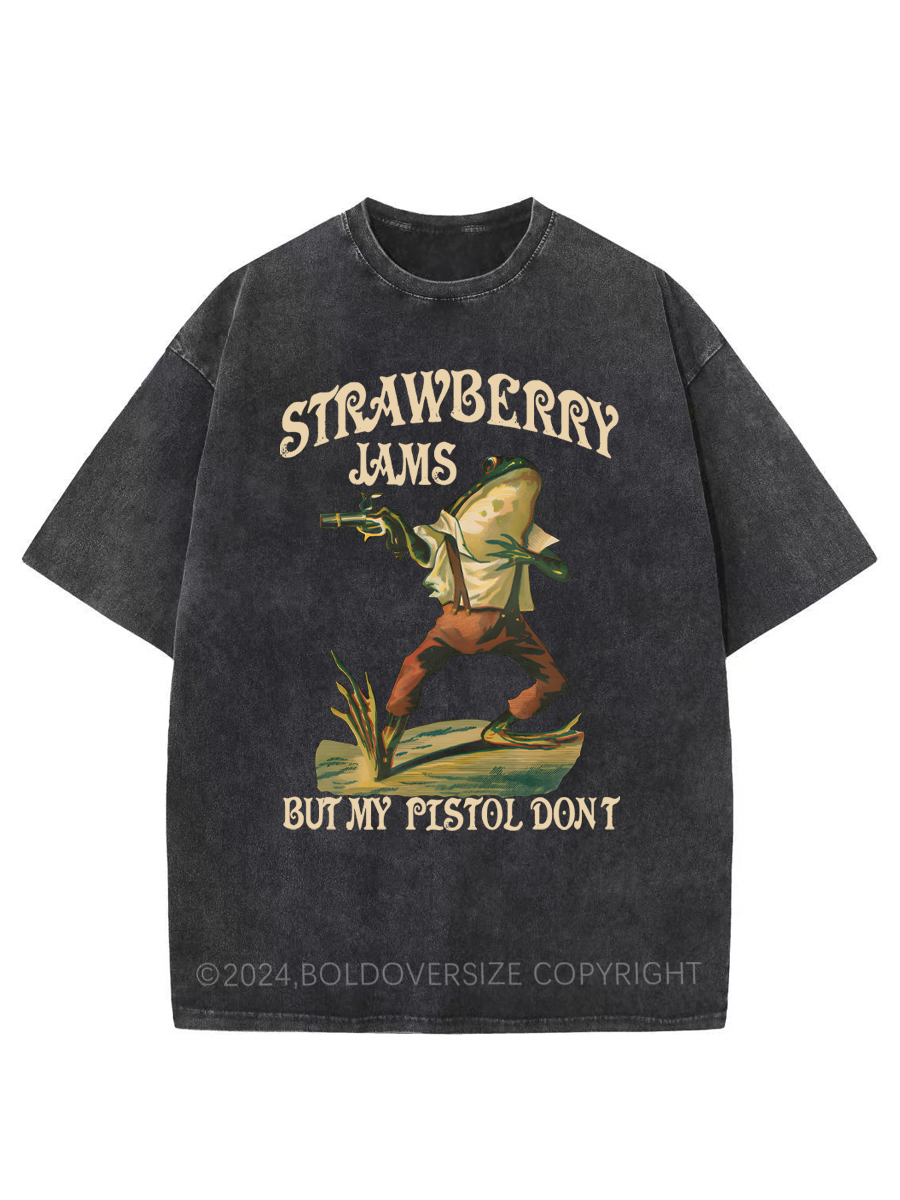Vintage Frog Meme Washed T-Shirt
