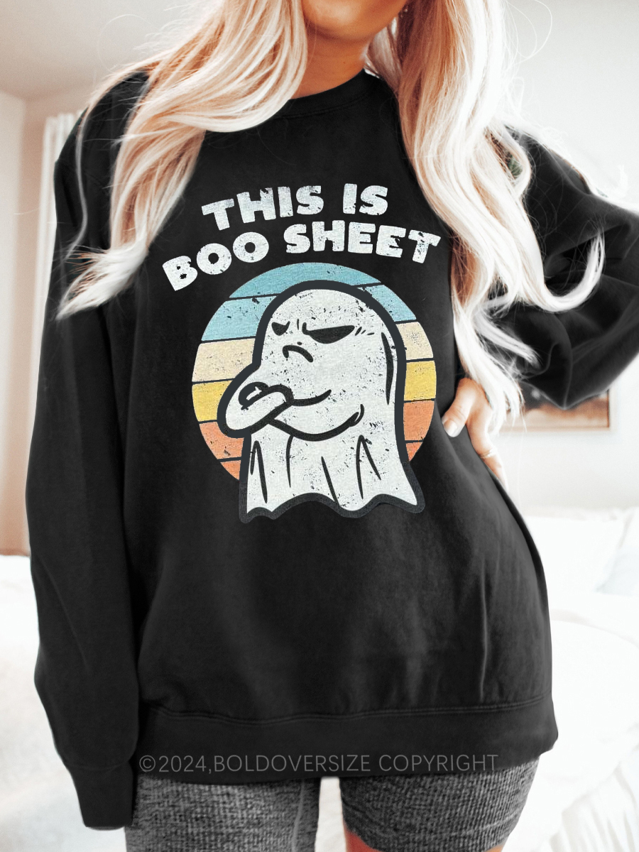 Vintage This Is Boo Sheet Sweatshirt