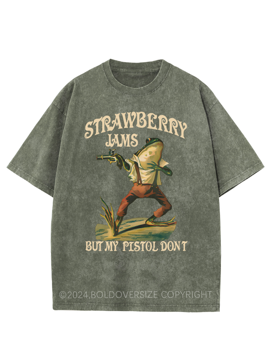 Vintage Frog Meme Washed T-Shirt