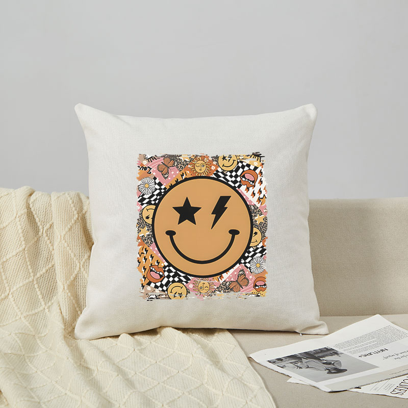 Vintage Smile Cushion Pillow
