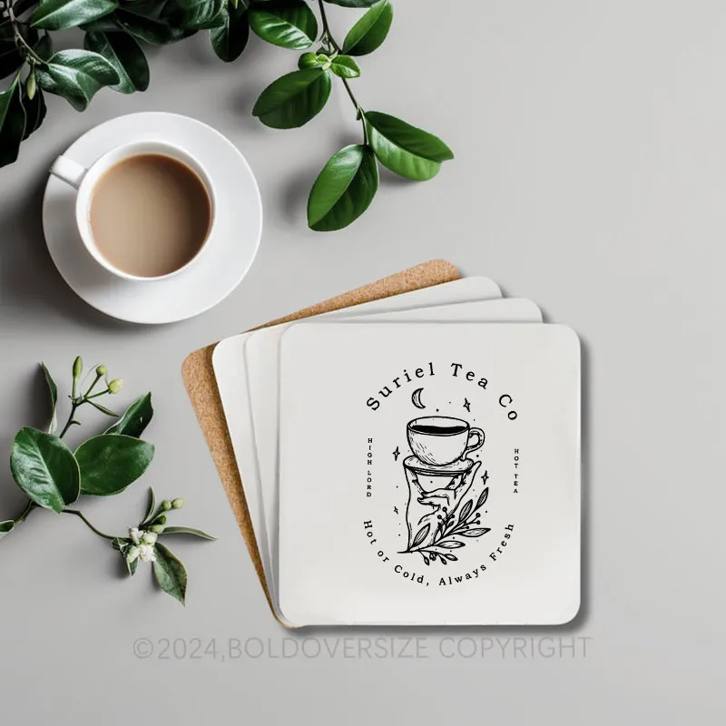 Vintage House Of Wind Book Corkwood Coaster