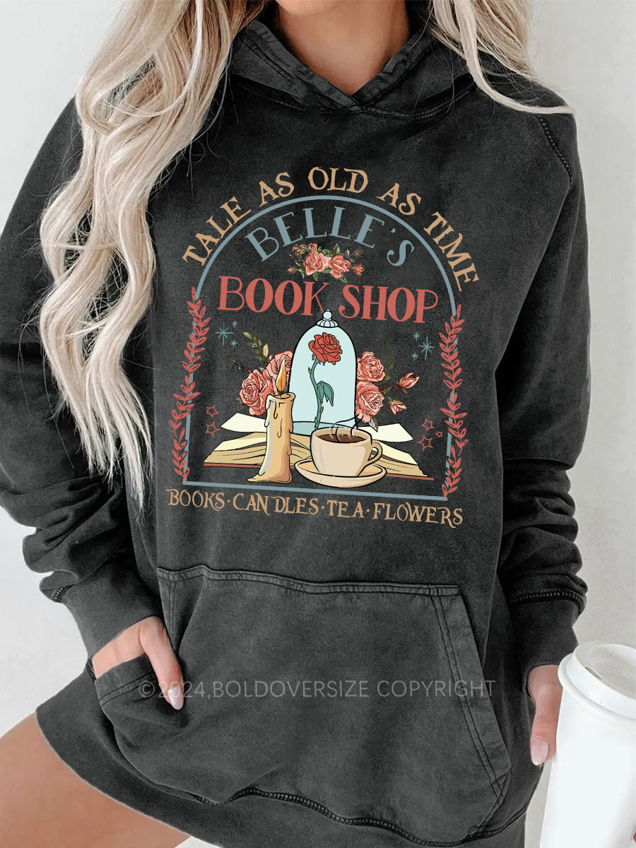 Vintage Tale As Old As Time Washed Hoodie