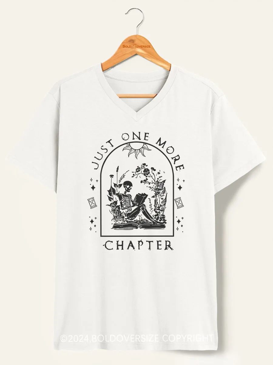 Vintage One More Chapter V-Neck Tee