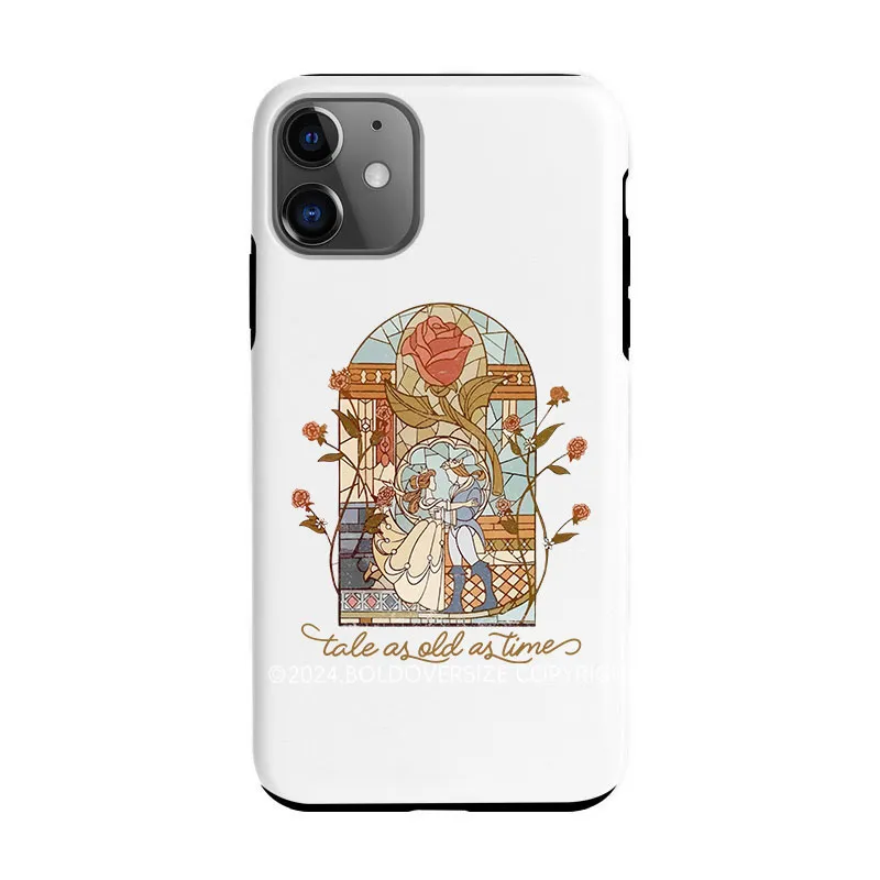 Vintage A Tale As Old As Time Book Phone Case