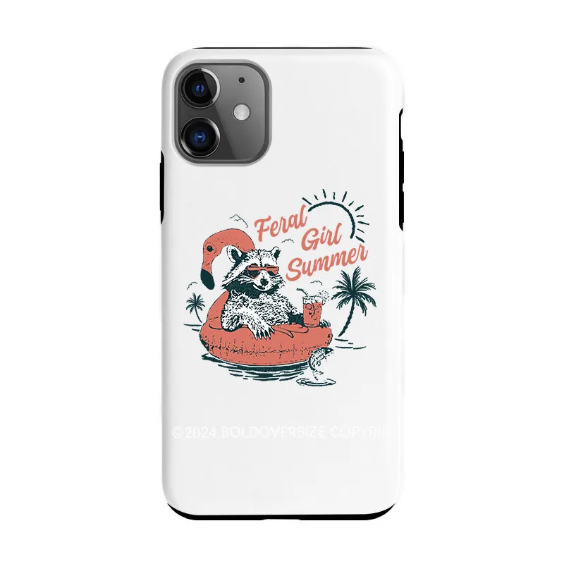 Vintage Feral Girl Summer Phone Case