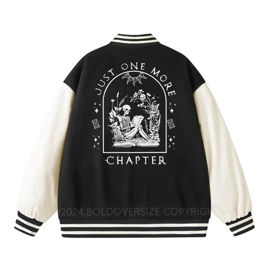 Vintage One More Chapter Unisex Baseball Jacket
