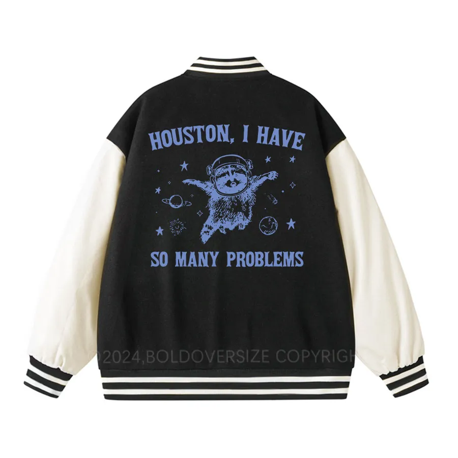 Vintage Raccoon Meme Unisex Baseball Jacket