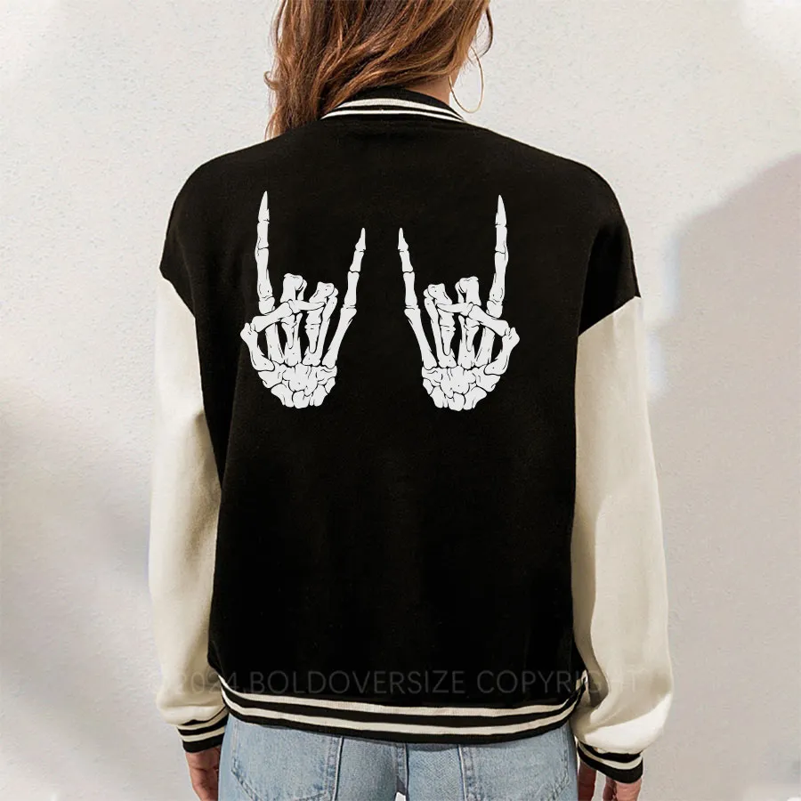 Vintage Keep Your Hands On Me Unisex Baseball Jacket
