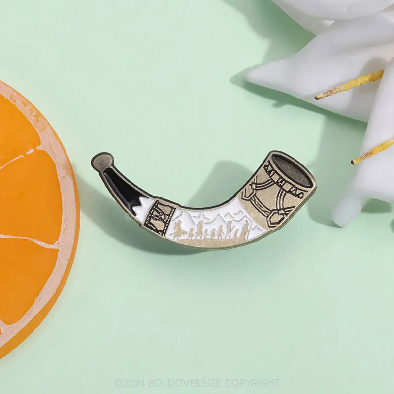 Horn Shape Metal Pin