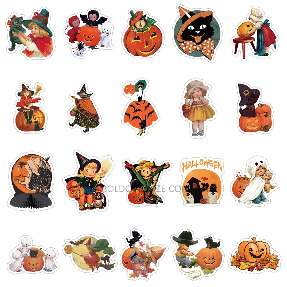 Retro Halloween Sticker