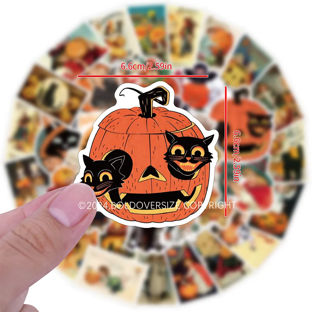 Retro Halloween Sticker