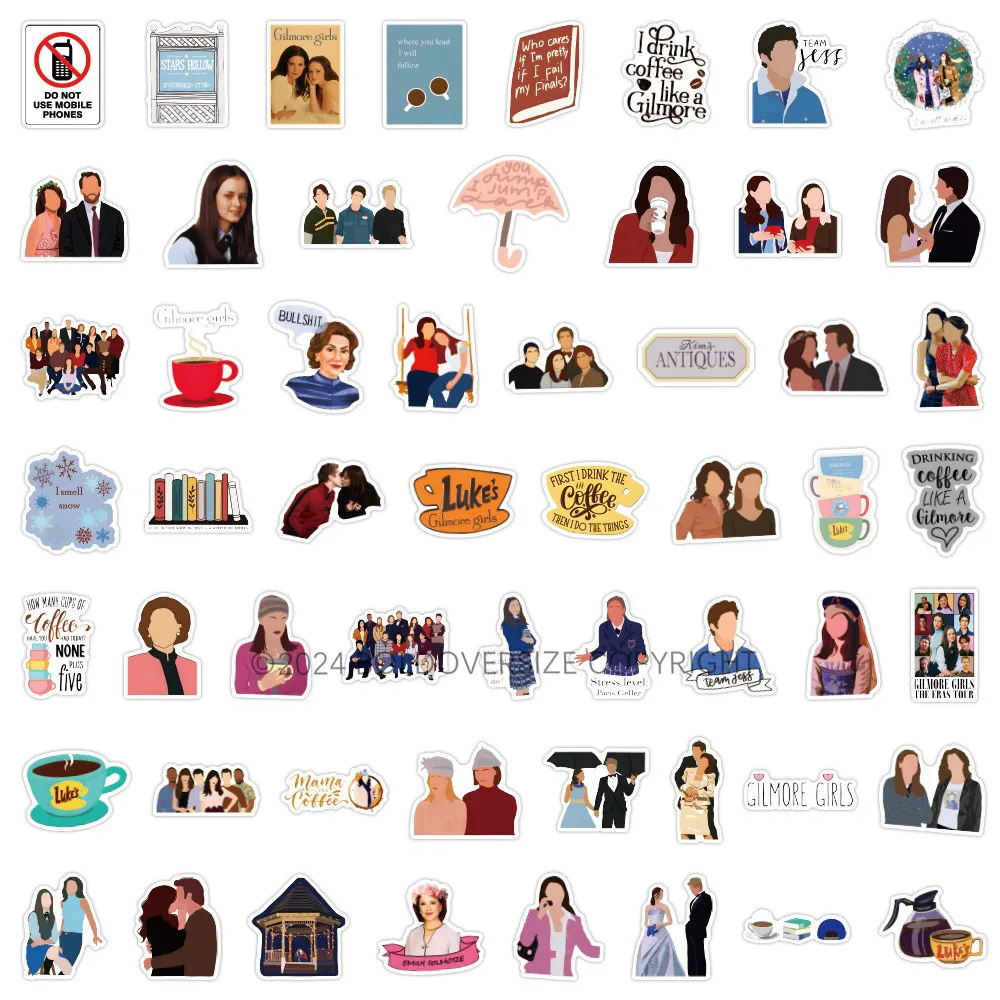 55-110pcs Gilmore Girls Sticker