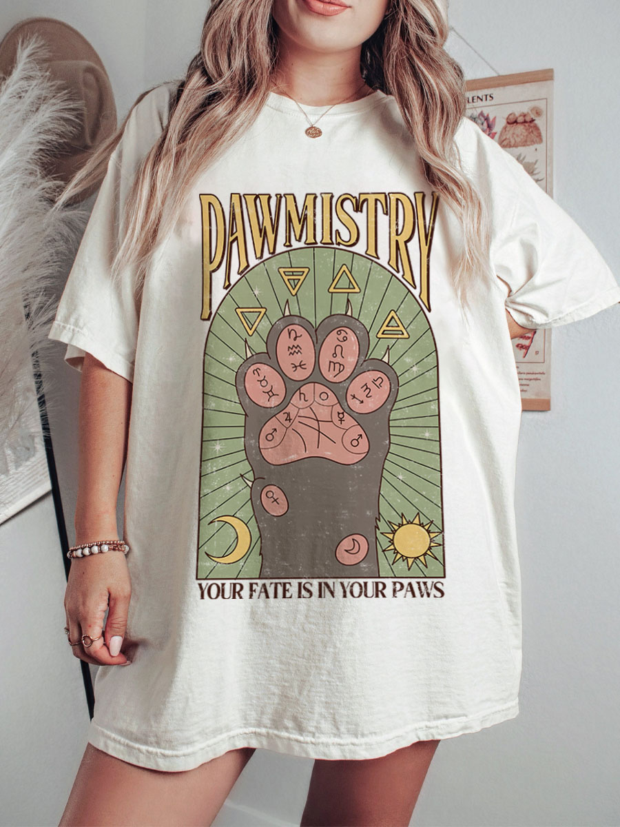 Vintage Your Fate Is In Your Paws Tarot