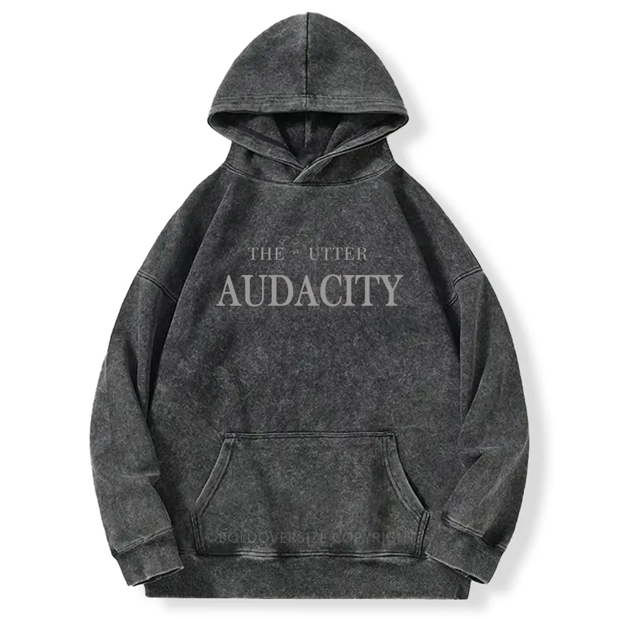 Vintage The Utter Audacity Washed Hoodie