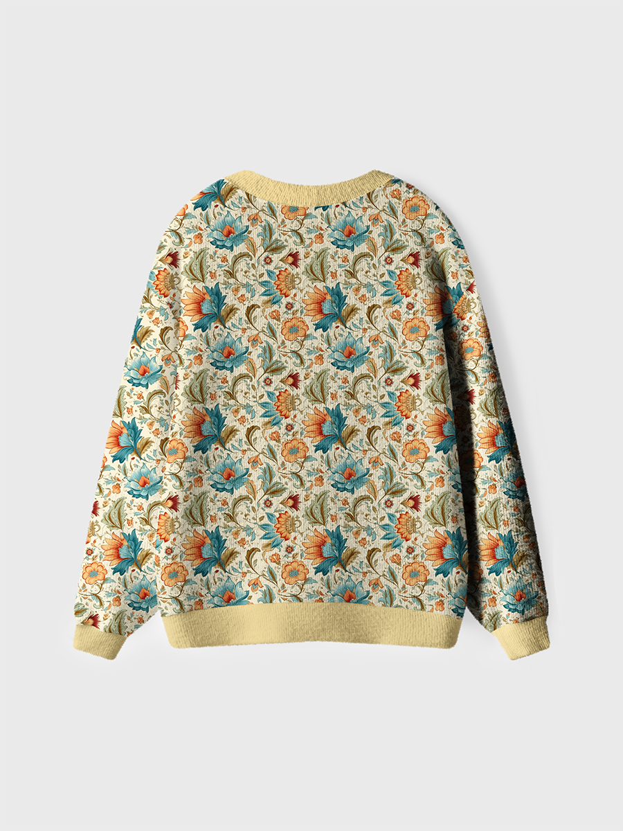 Vintage Flower Aesthetic Style Sweaters