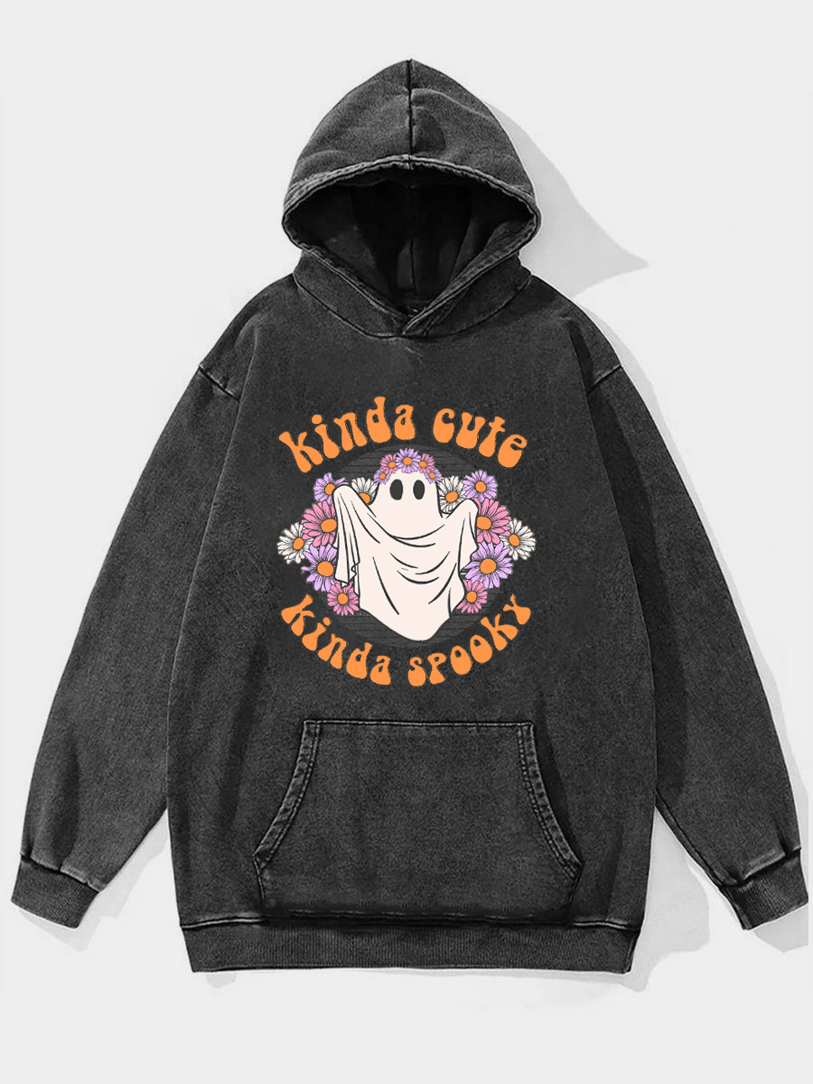 Oversized Halloween Washed Hoodie
