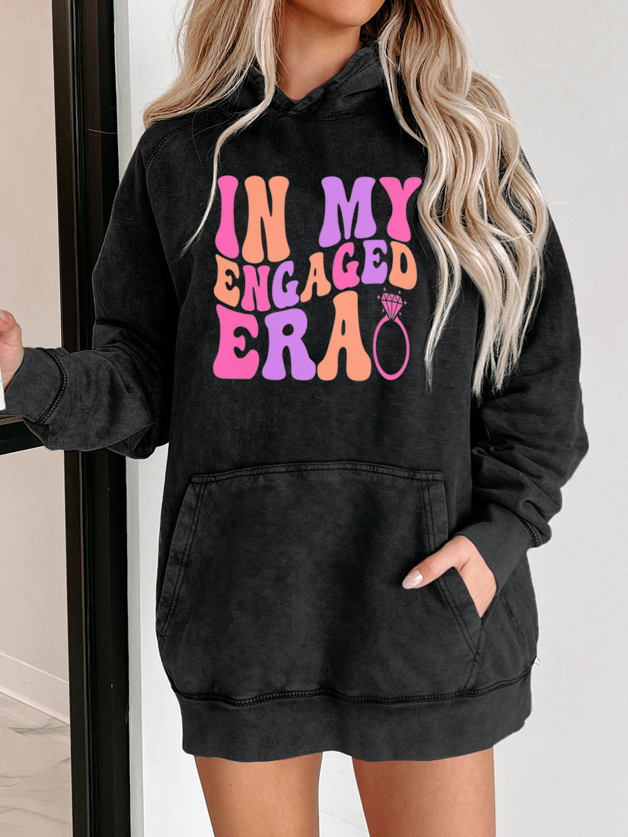 In My Engaged Era Washed Hoodie